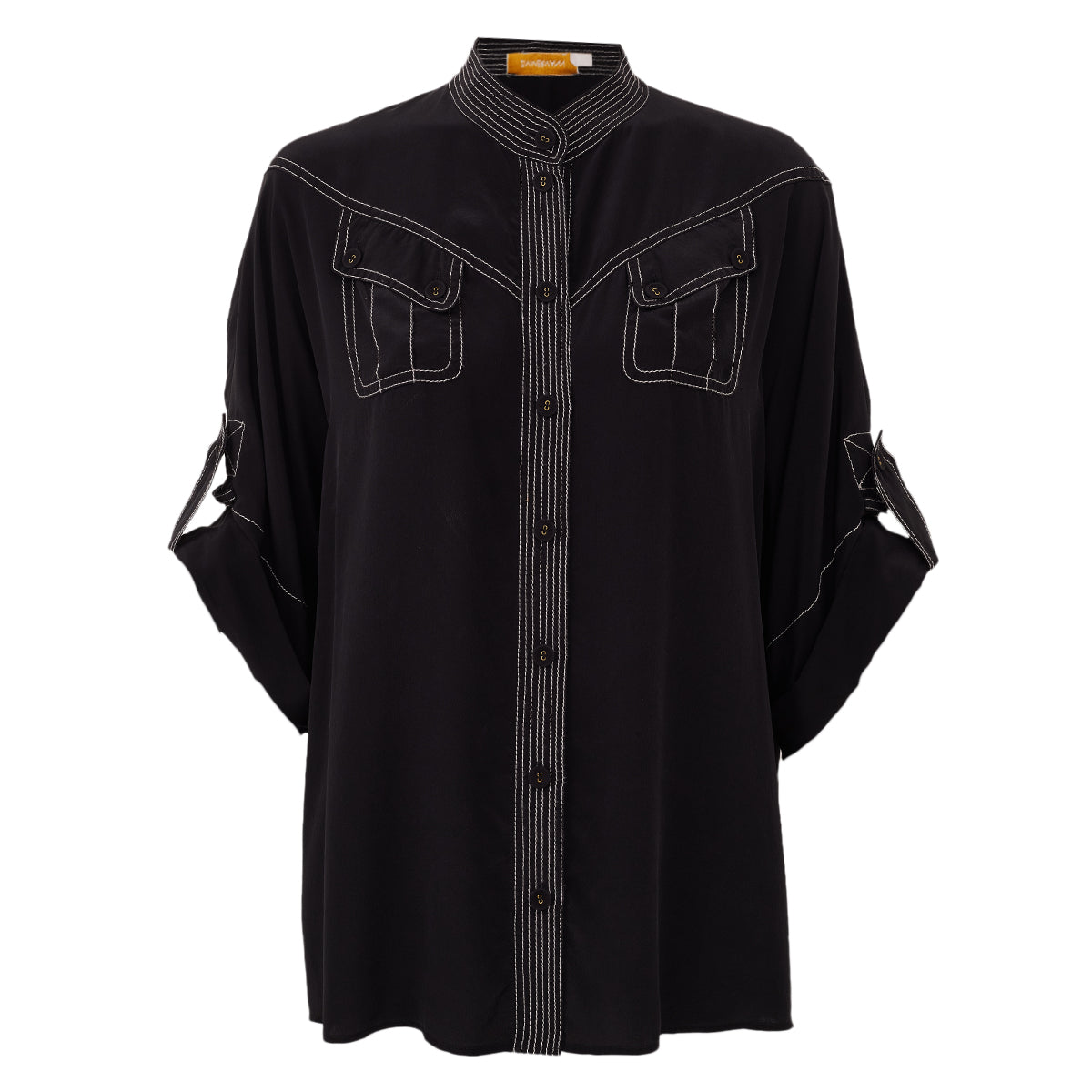 Camisa Zimmermann Preta Tam M Br