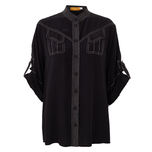 Camisa Zimmermann Preta Tam M Br