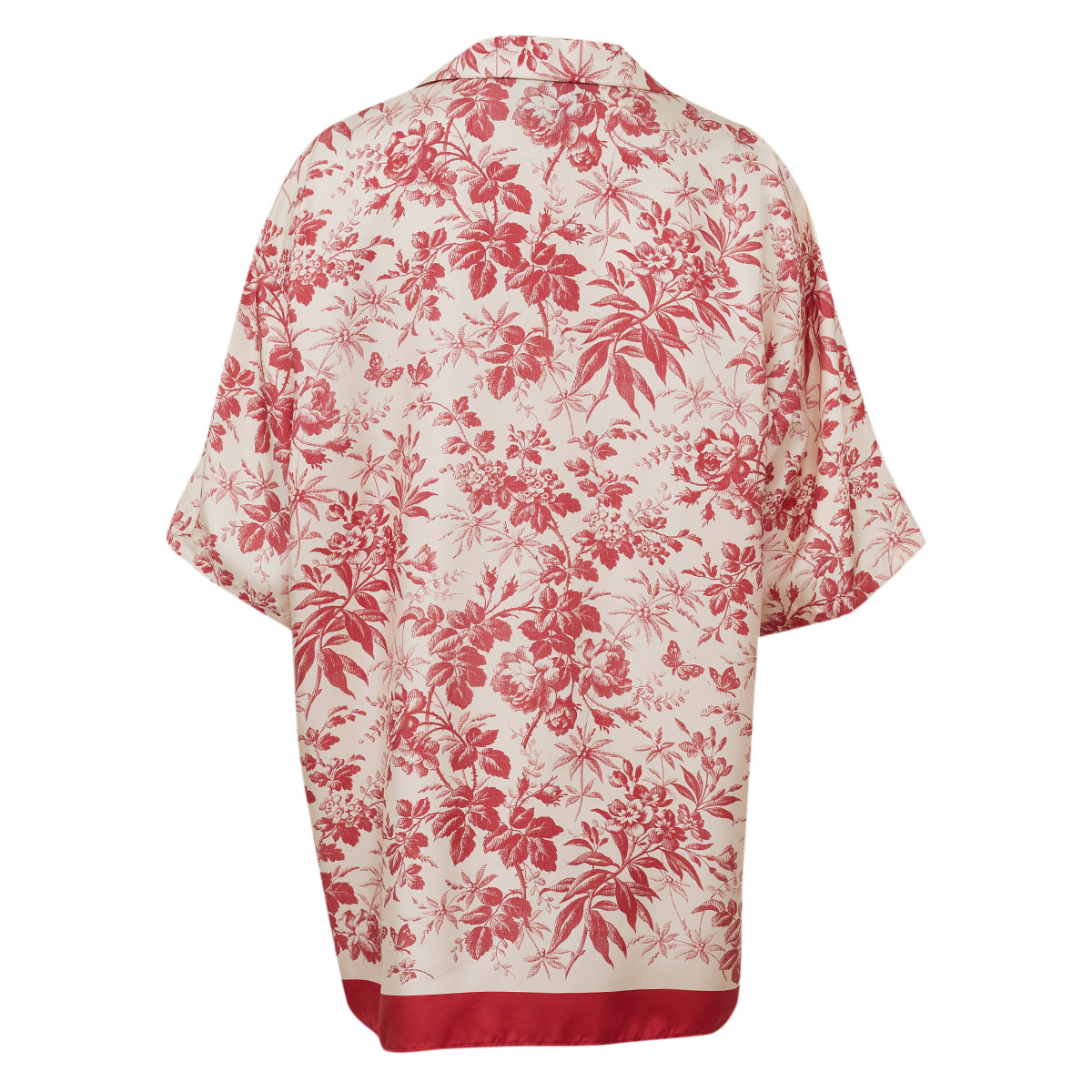 Camisa Gucci Off white Vermelha Tam. G BR