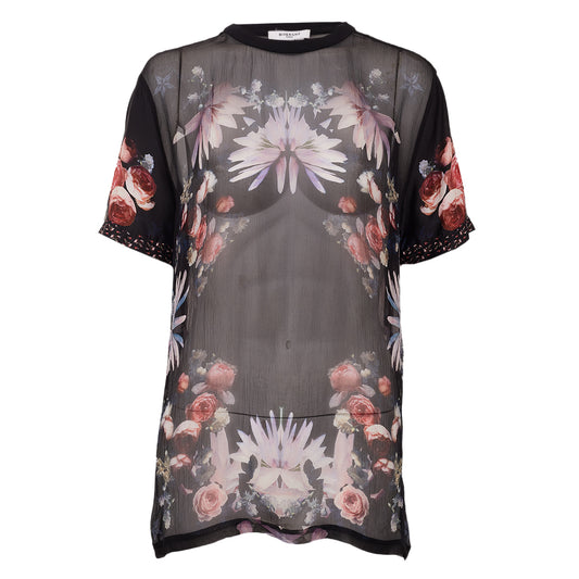 Blusa Givenchy Transparente Preta Tam 36 Br
