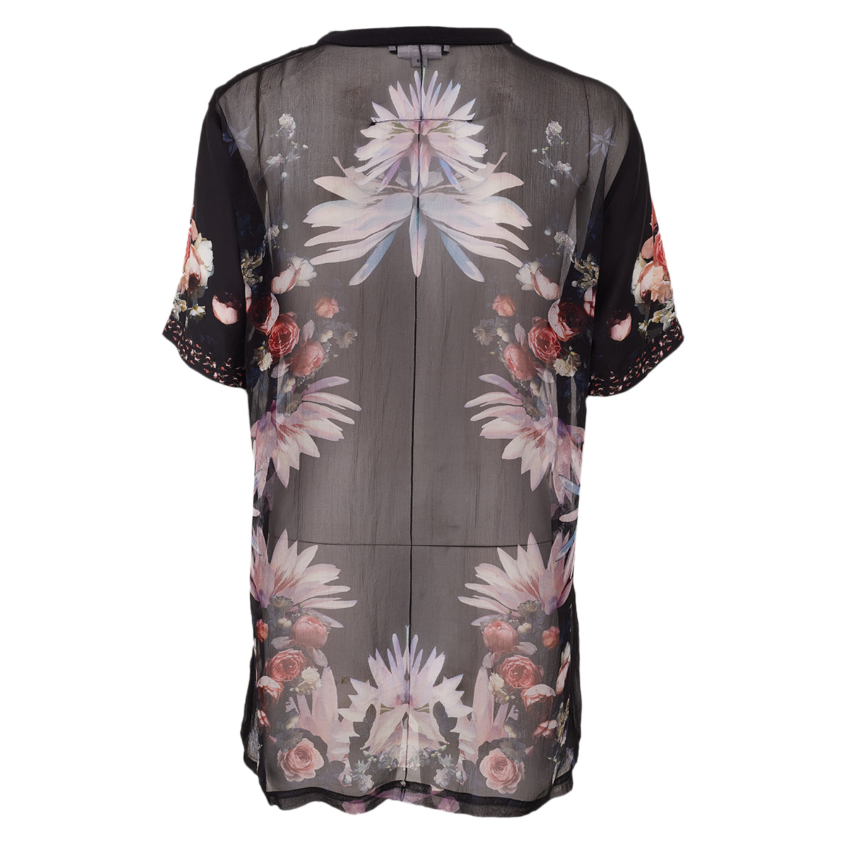 Blusa Givenchy Transparente Preta Tam 36 Br