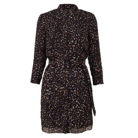 Vestido Curto Burberry Animal Print 40 Br