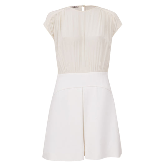 Vestido MiuMiu Branco Tam 42 Br
