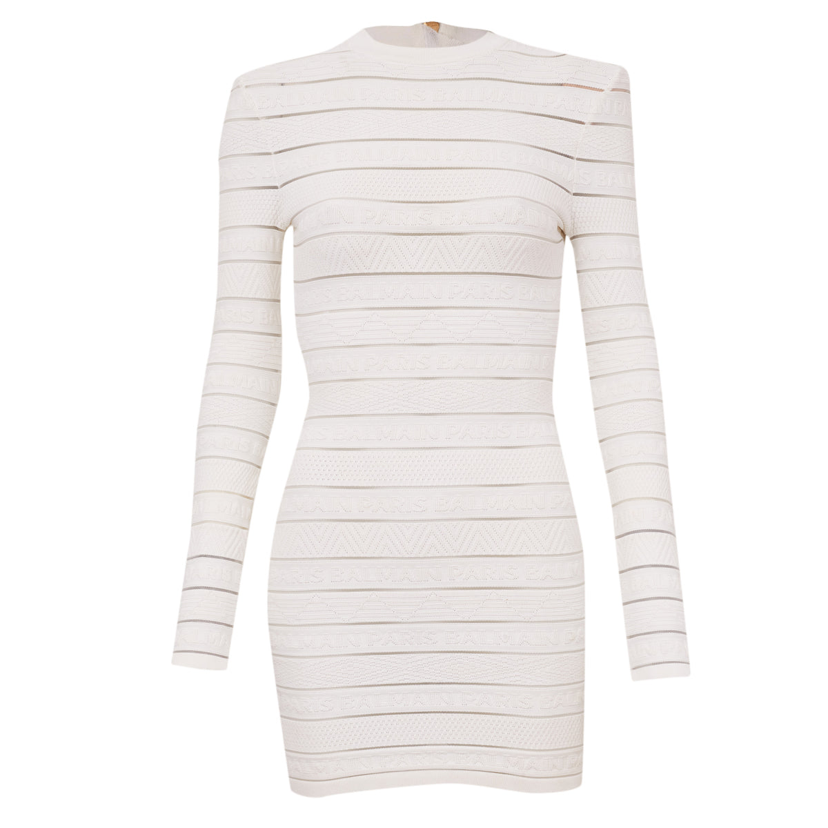 VESTIDO BALMAIN Branco TAM.  BR