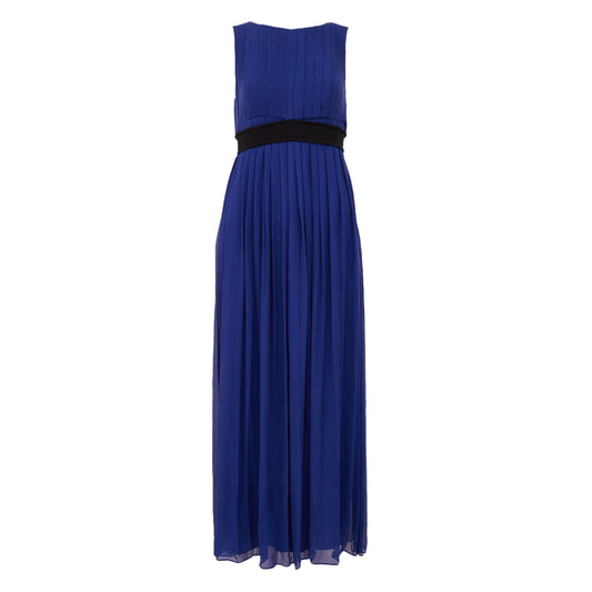 Vestido Carolina Herrera Azul Tam P br