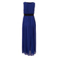 Vestido Carolina Herrera Azul Tam P br