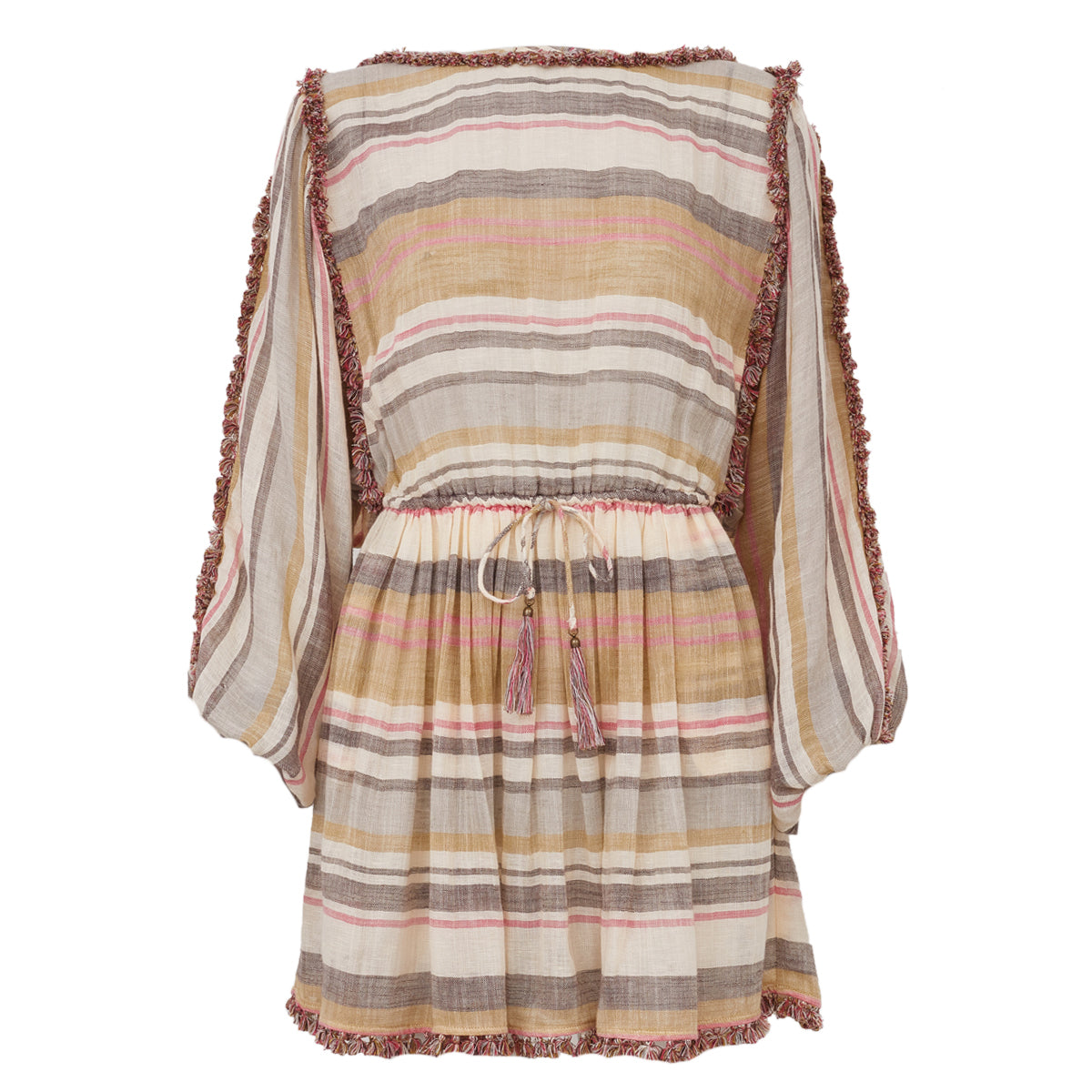 Vestido Zimmermann Listrado Tam M BR
