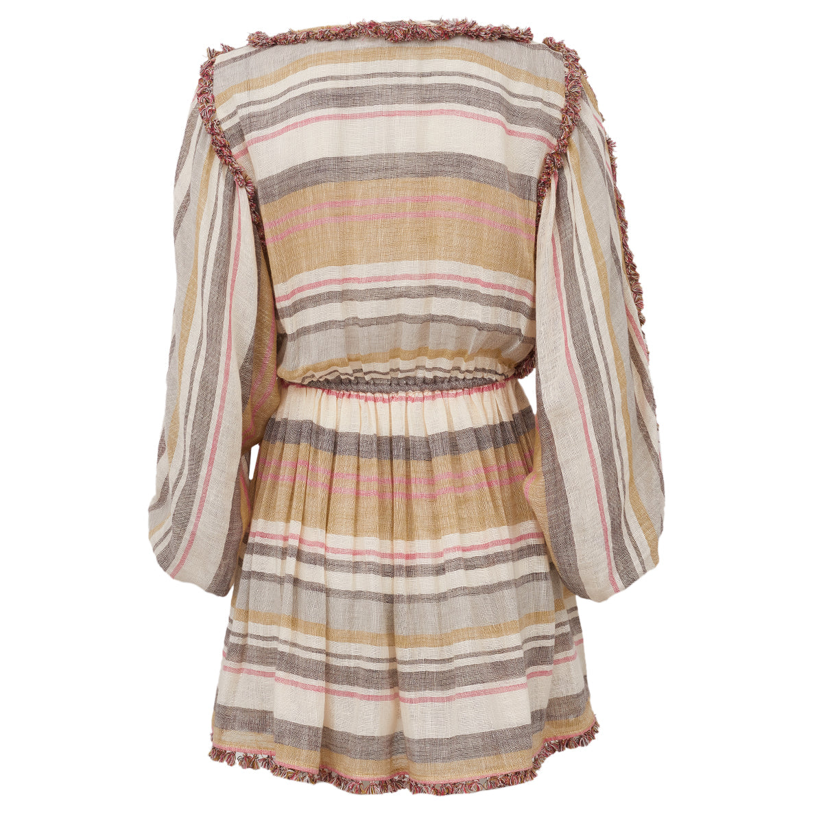 Vestido Zimmermann Listrado Tam M BR