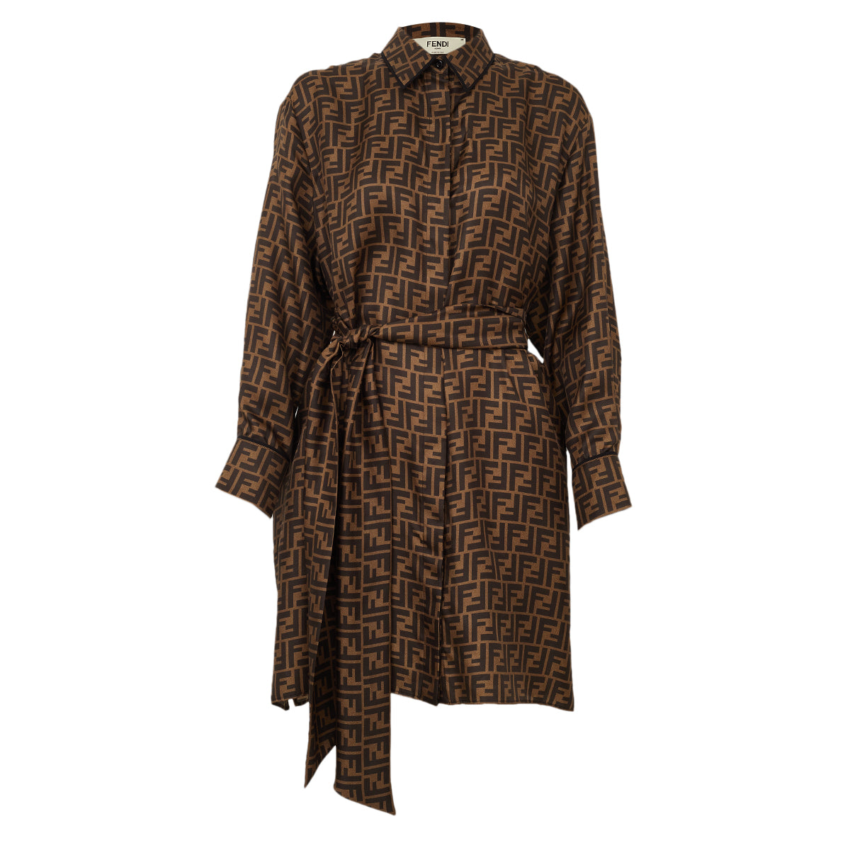 Vestido Fendi Monograma Tam 42 Br