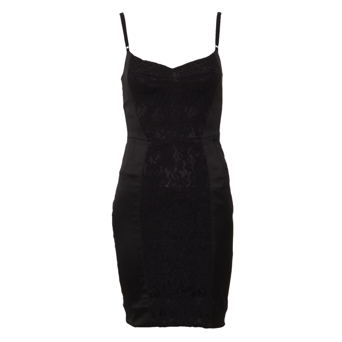 Vestido Dolce & Gabbana Preto Renda Tam P Br