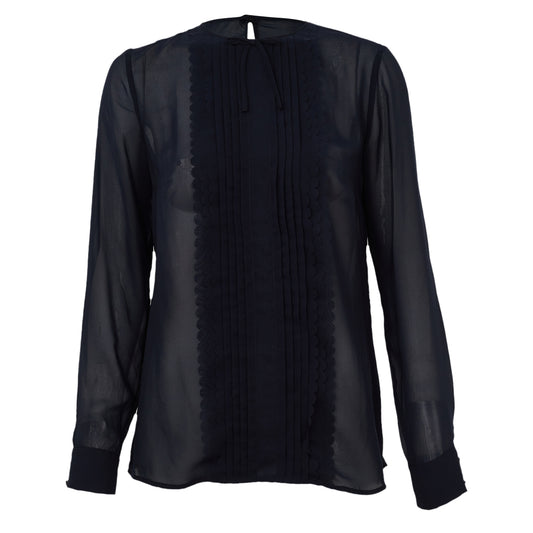 Blusa Valentino Preta Tam P Br