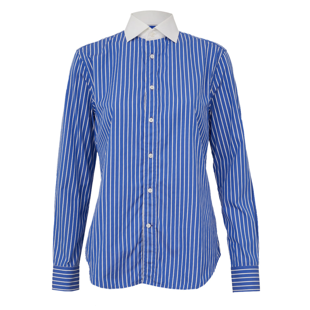 Camisa Ralph Lauren Listrada Azul Tam P Br