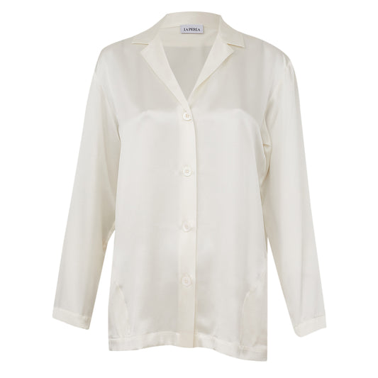 Camisa La Perla Acetinada Tam 42 Br