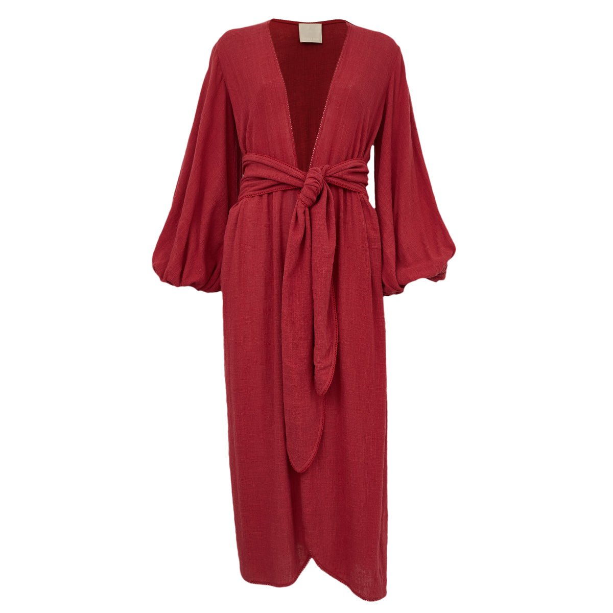 Vestido Paula Raia Vermelho Longo Tam 34Br