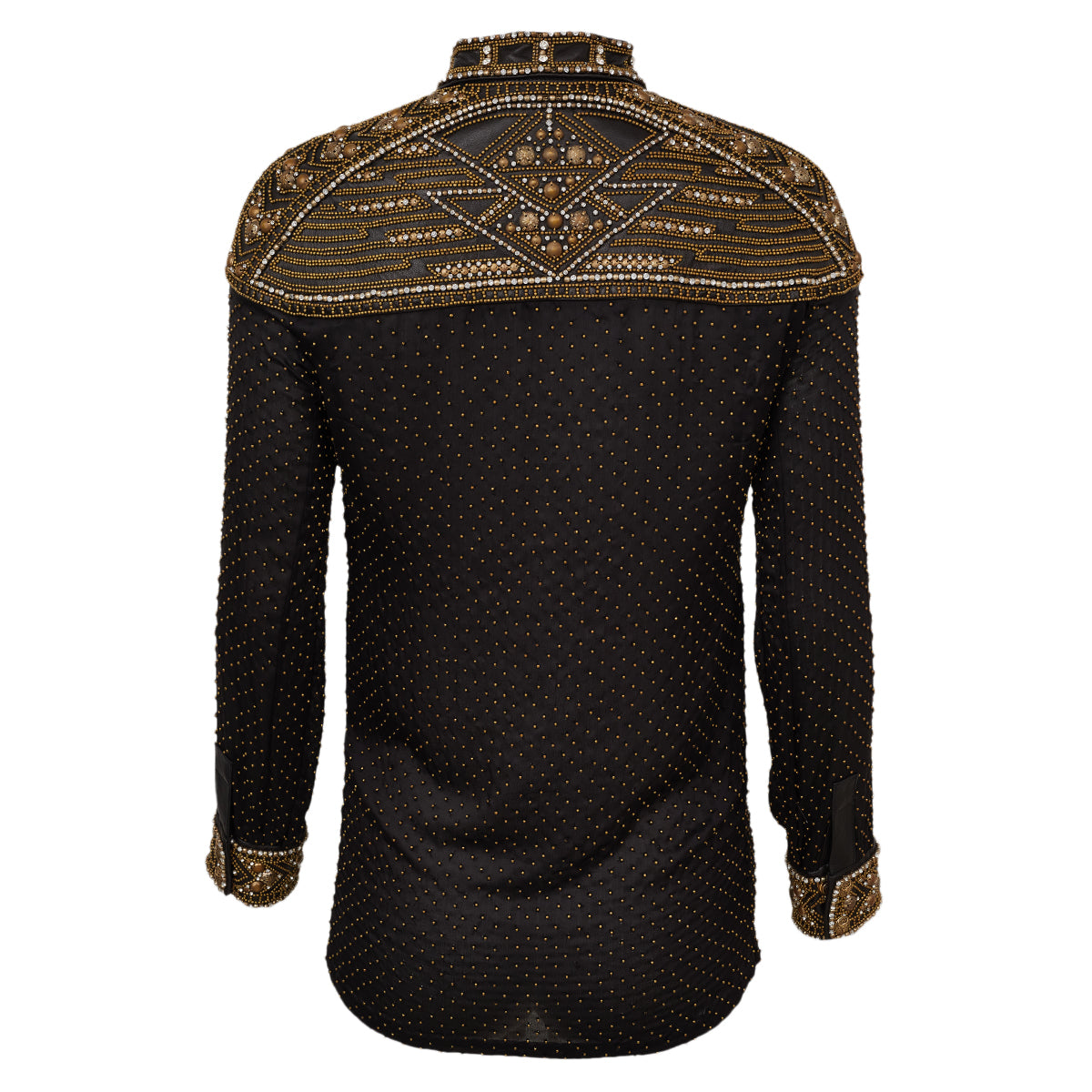 Camisa BalmaIn Bolinhas Douradas
