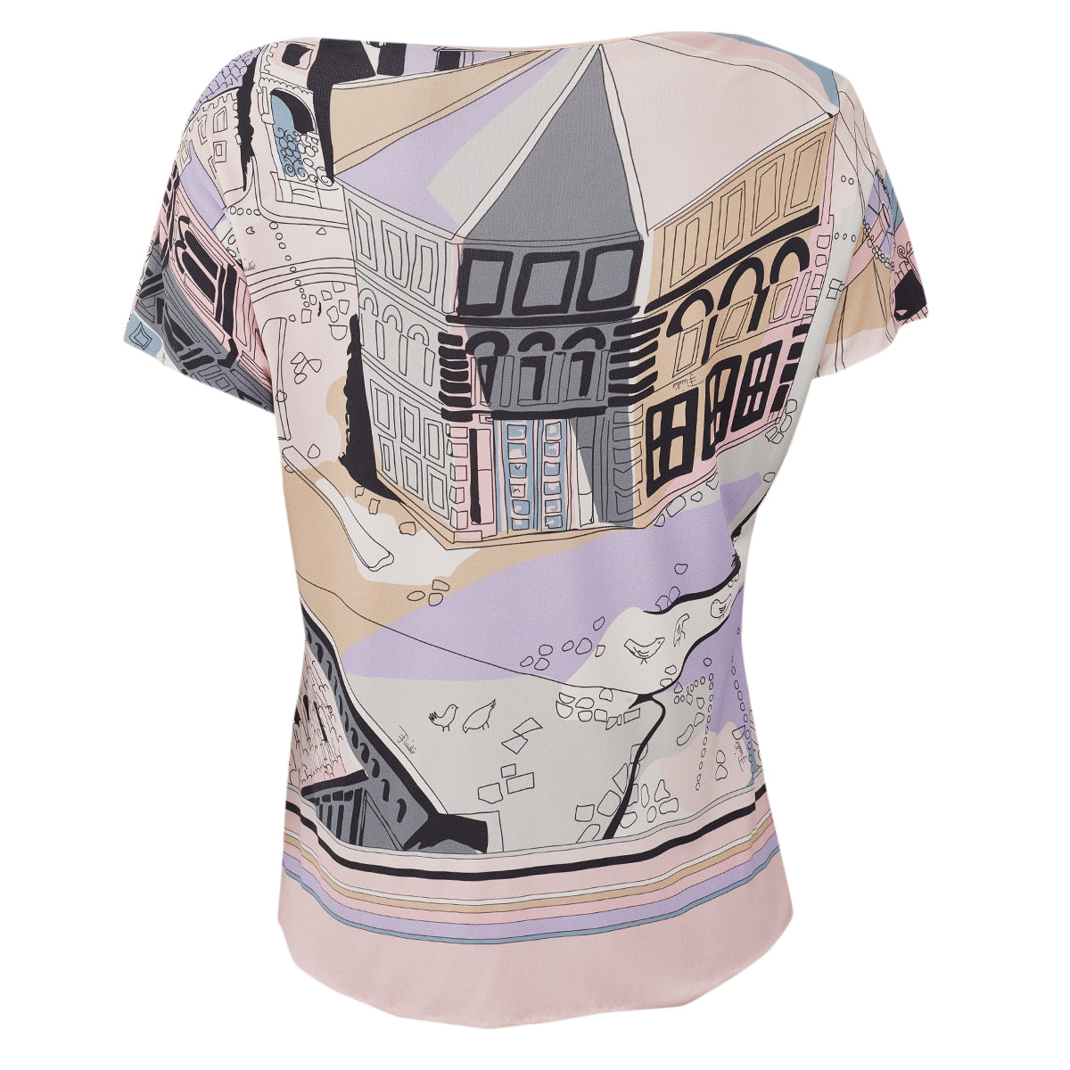 Camiseta Emilio Pucci  Estampada Tam. M Br