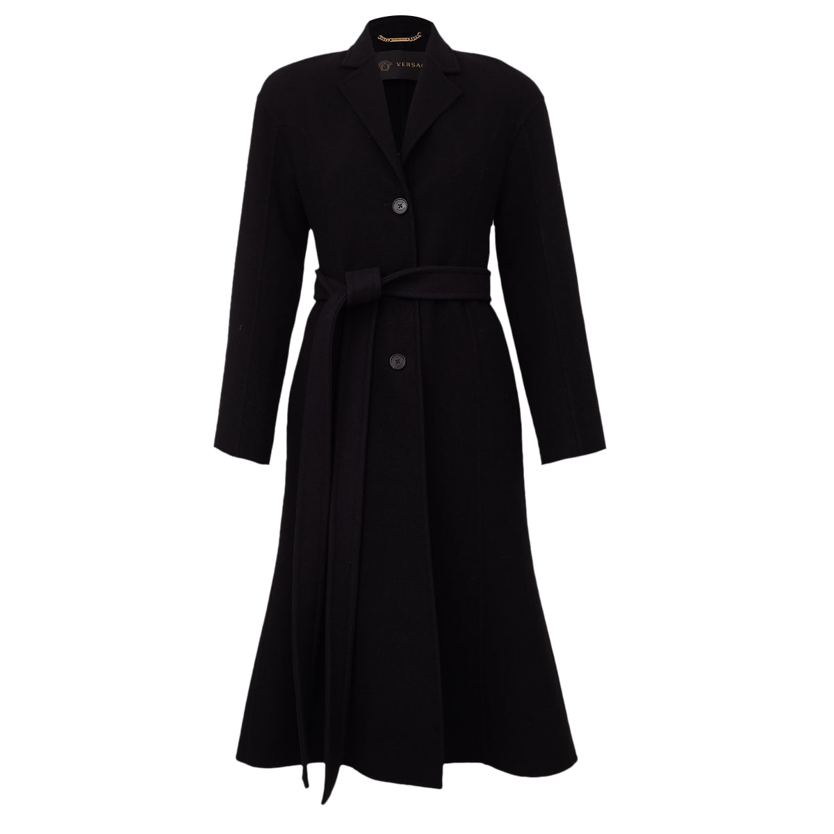 Sobretudo Versace Preto Tam 36 Br