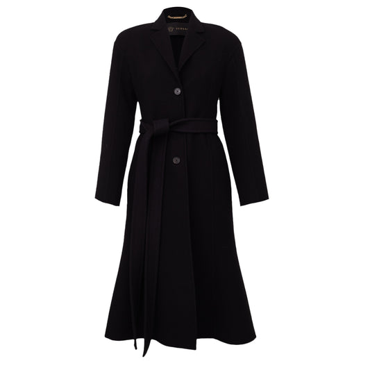 Sobretudo Versace Preto Tam 36 Br