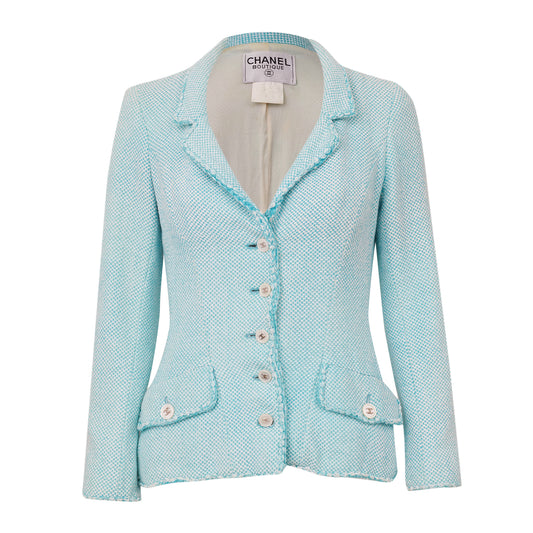 Conjunto Chanel Azul Tam 34 Br