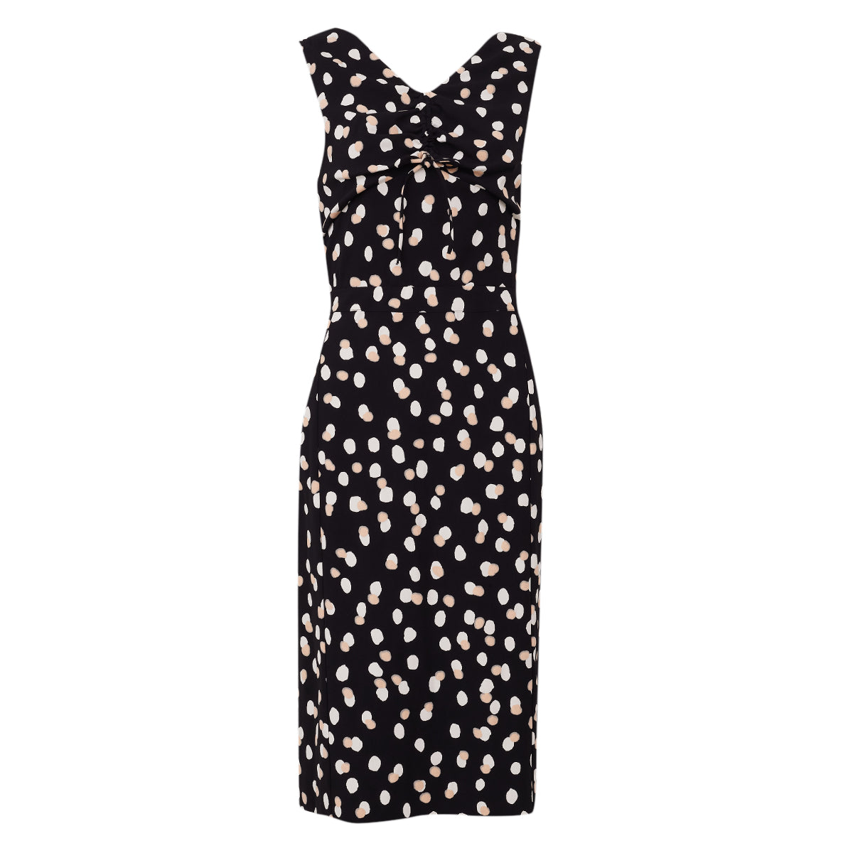 Vestido Altuzarra Preto com Bolinhas Tam 38 Br