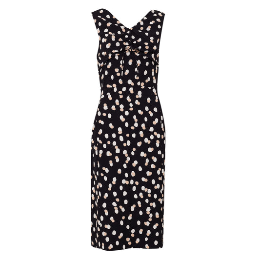 Vestido Altuzarra Preto com Bolinhas Tam 38 Br