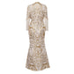 Vestido Gizia Longo Dourado Tam 40 Br
