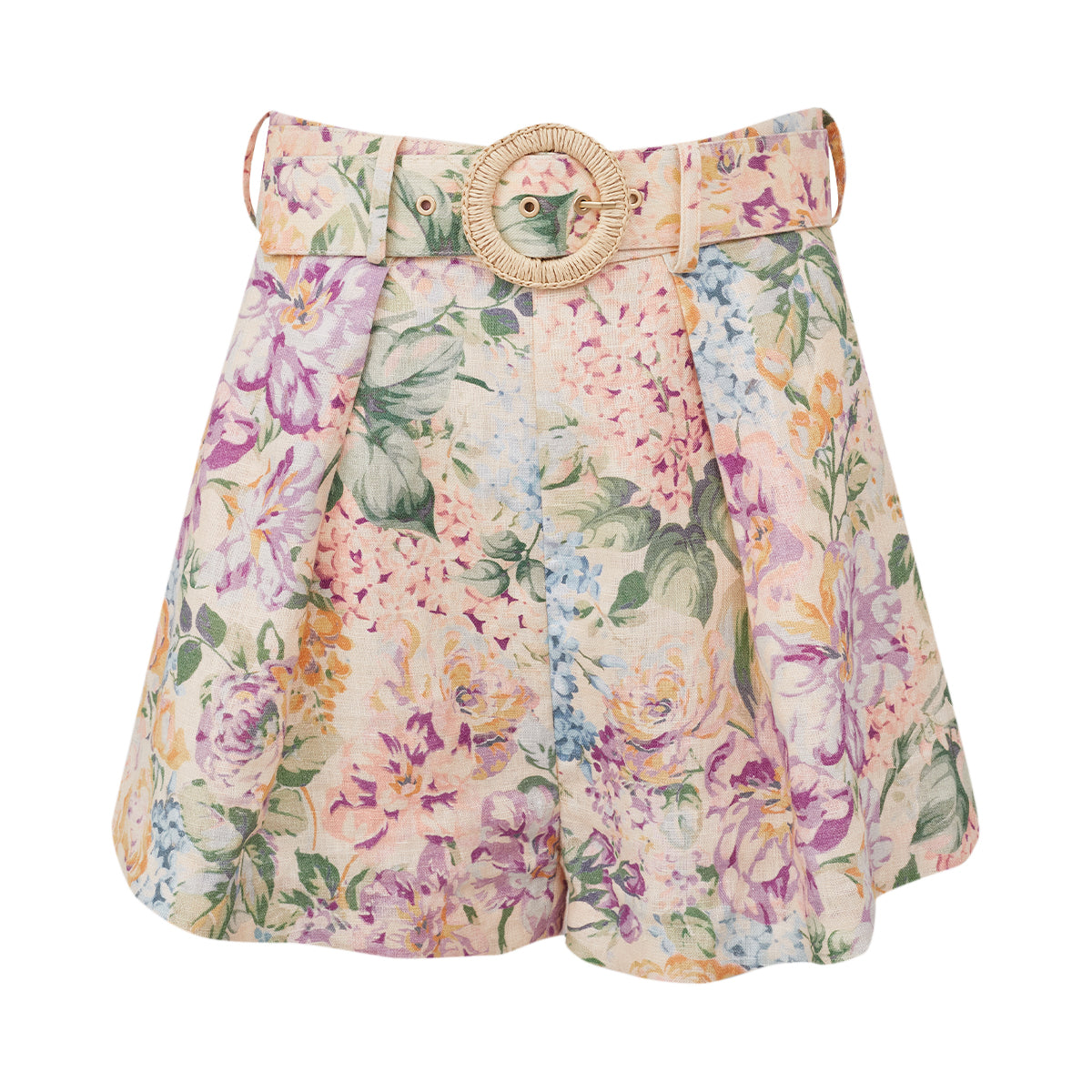 Shorts Zimmerman Florido Com Cinto Tam P Br