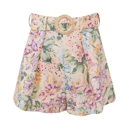 Shorts Zimmerman Florido Com Cinto Tam P Br