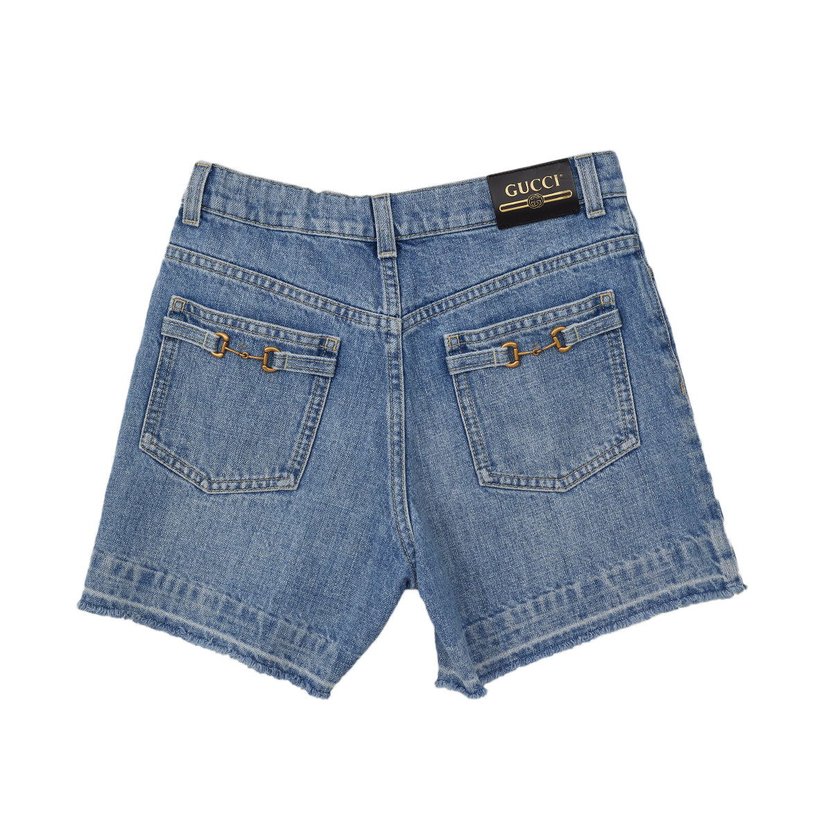 Short Gucci Jeans Azul Tam 8 anos