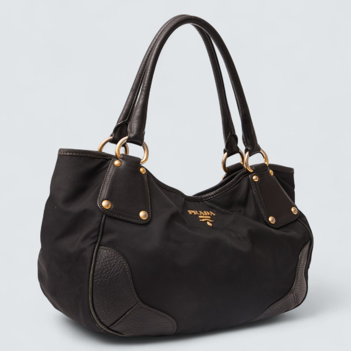 Bolsa Tote Prada Tessuto Vitello Daino