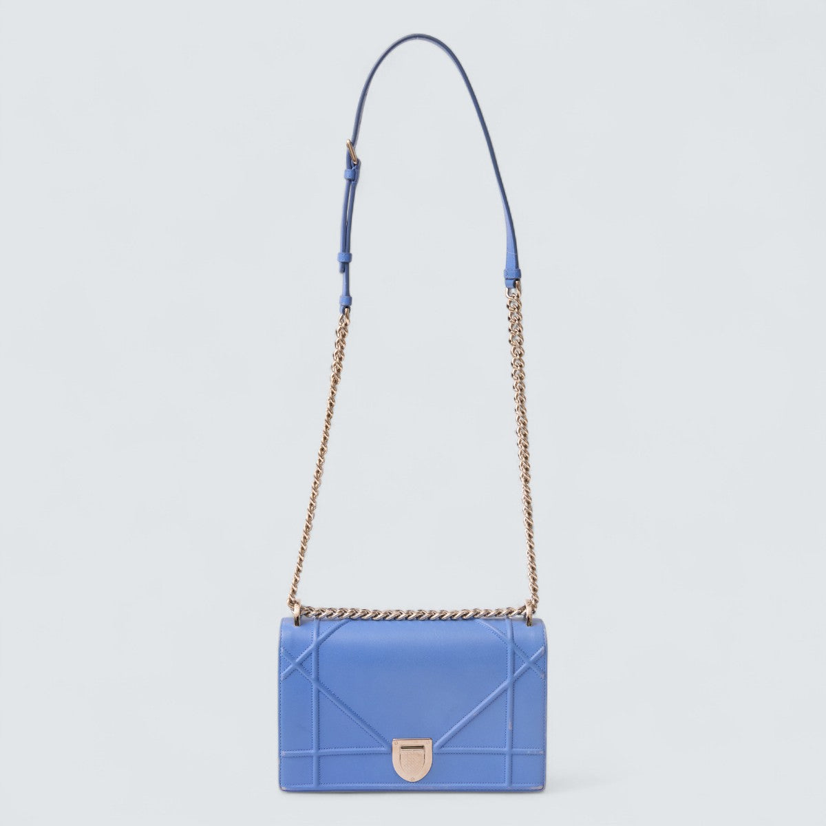 Bolsa Diorama Flap Bag da Christian Dior Azul