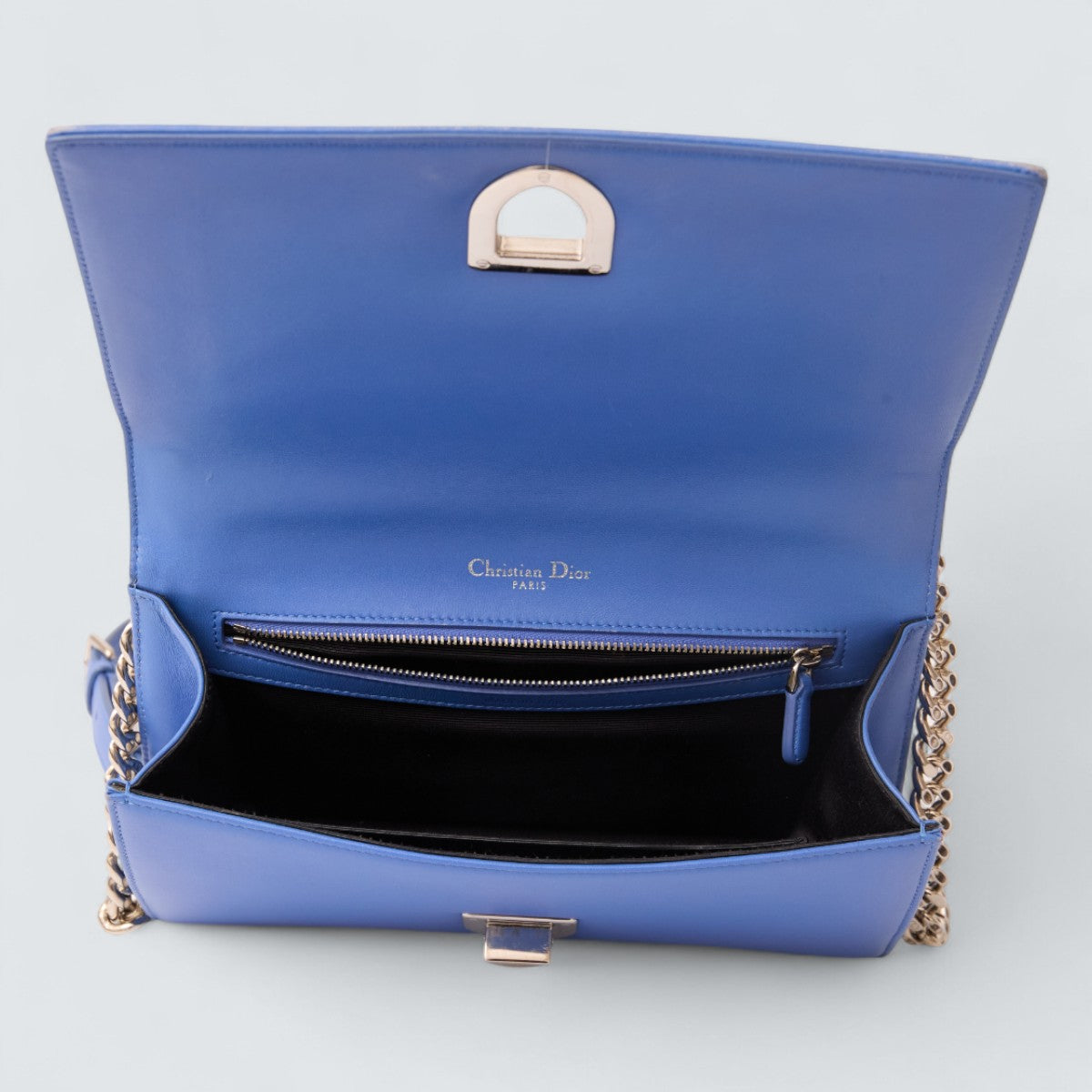Bolsa Diorama Flap Bag da Christian Dior Azul