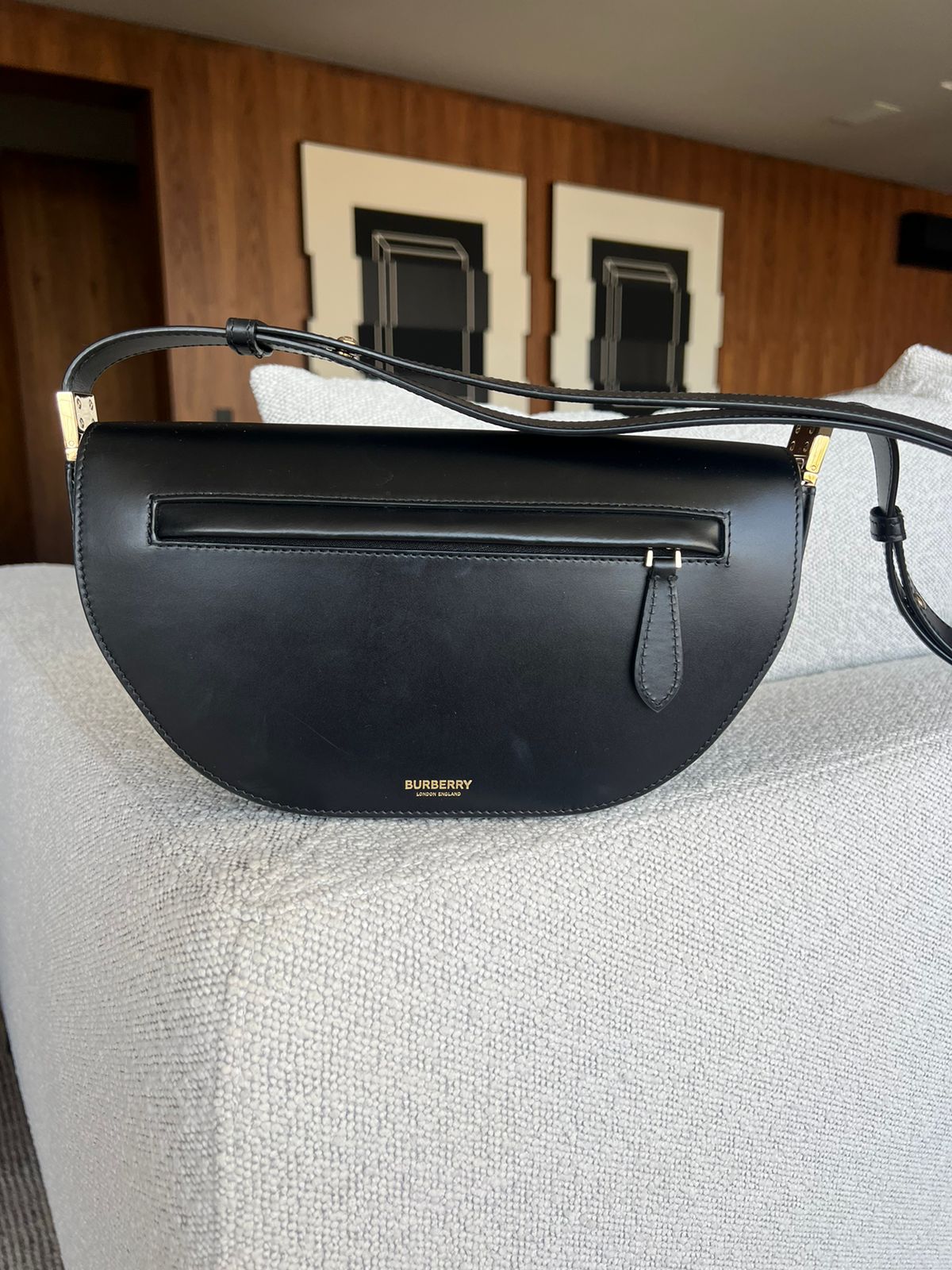 Bolsa Burberry Olympia Medium Preta