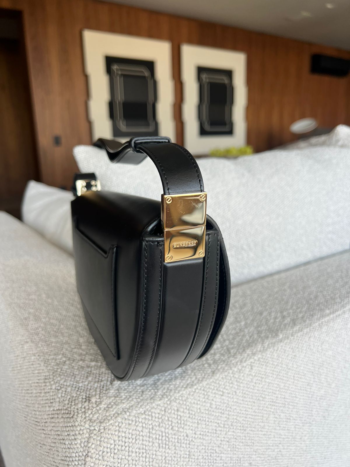 Bolsa Burberry Olympia Medium Preta