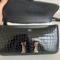 Bolsa Hermès Constance Elan Croco Preta