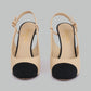 SCARPIN CHANEL BEGE E PRETO TAM. 37,5 BR