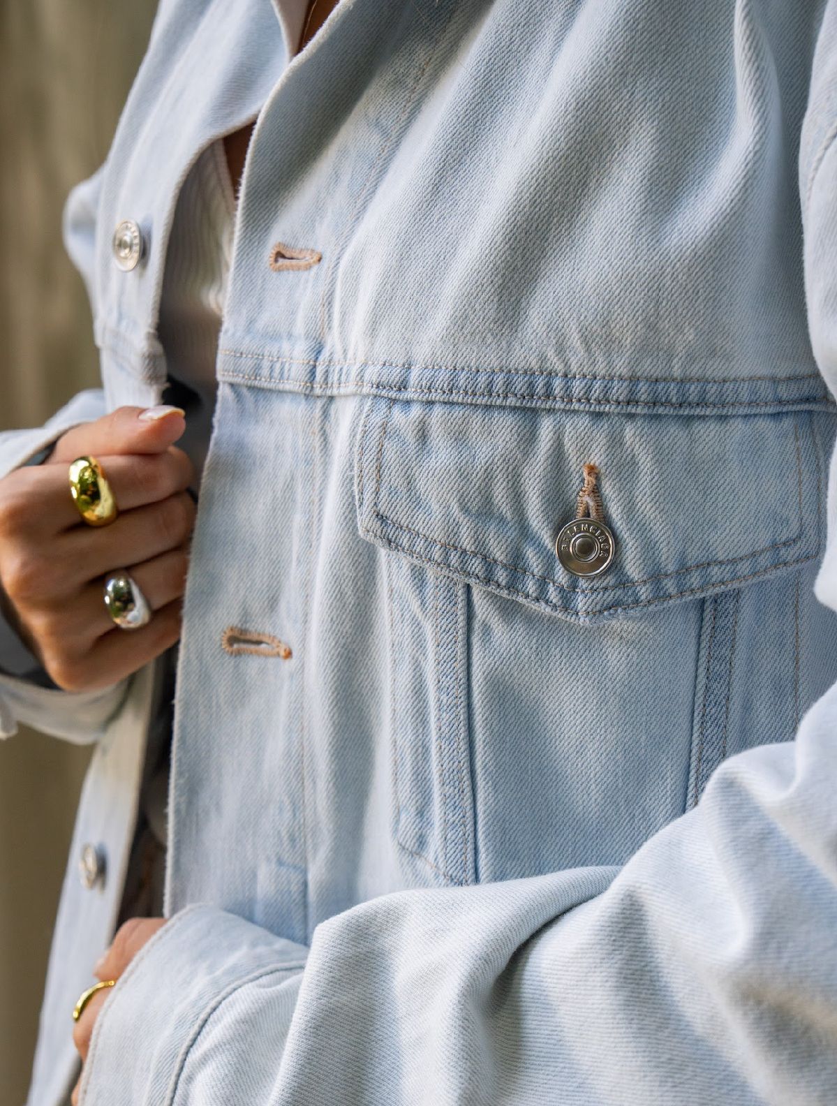 Jaqueta Balenciaga Jeans Masculino Tam. 36 Br