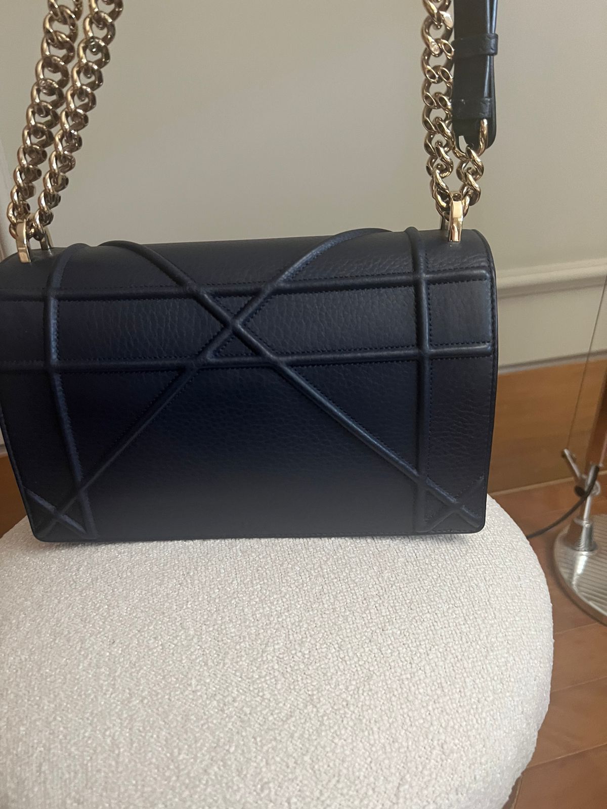 Bolsa Christian Dior Médio Azul