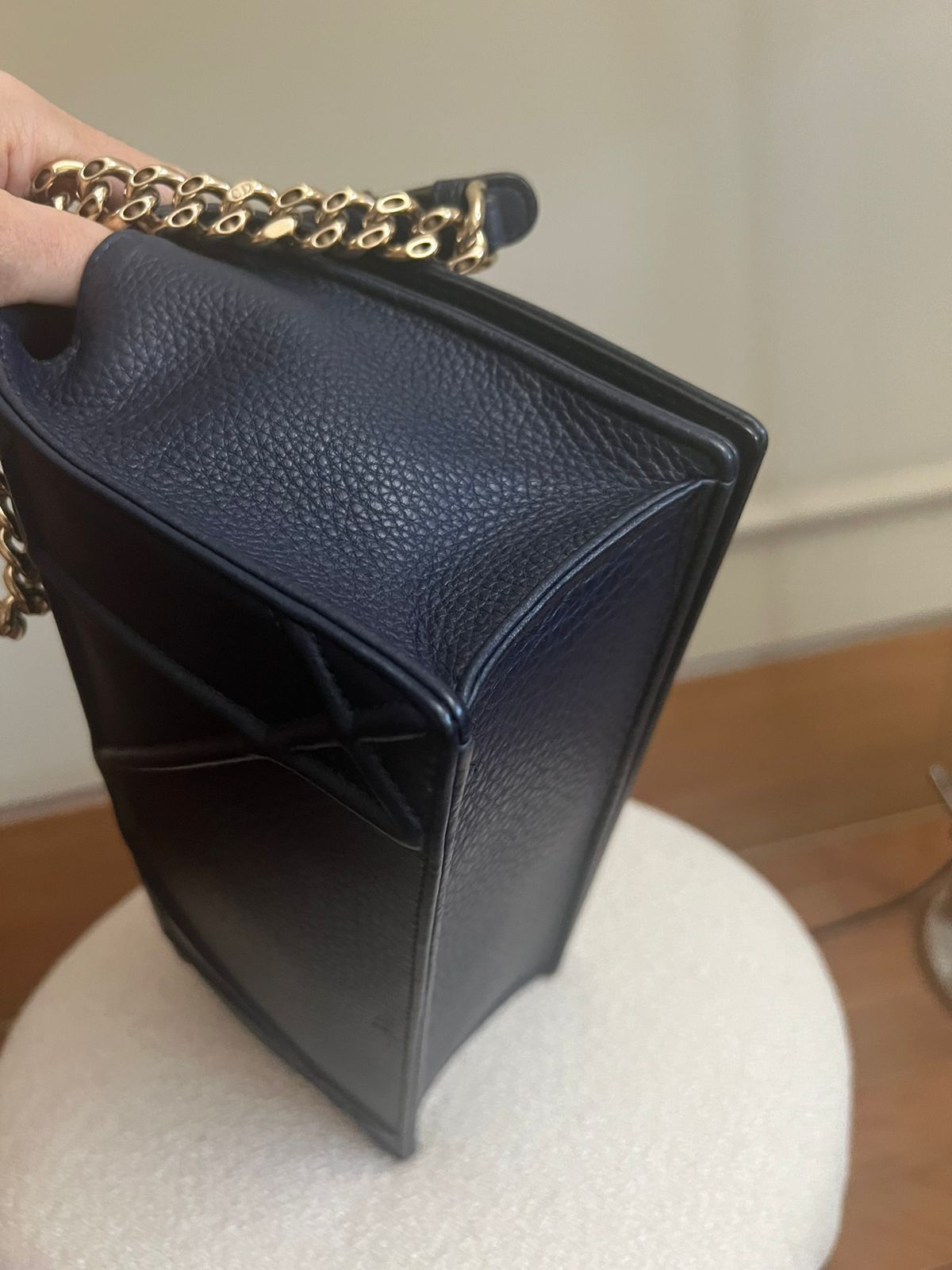 Bolsa Christian Dior Médio Azul