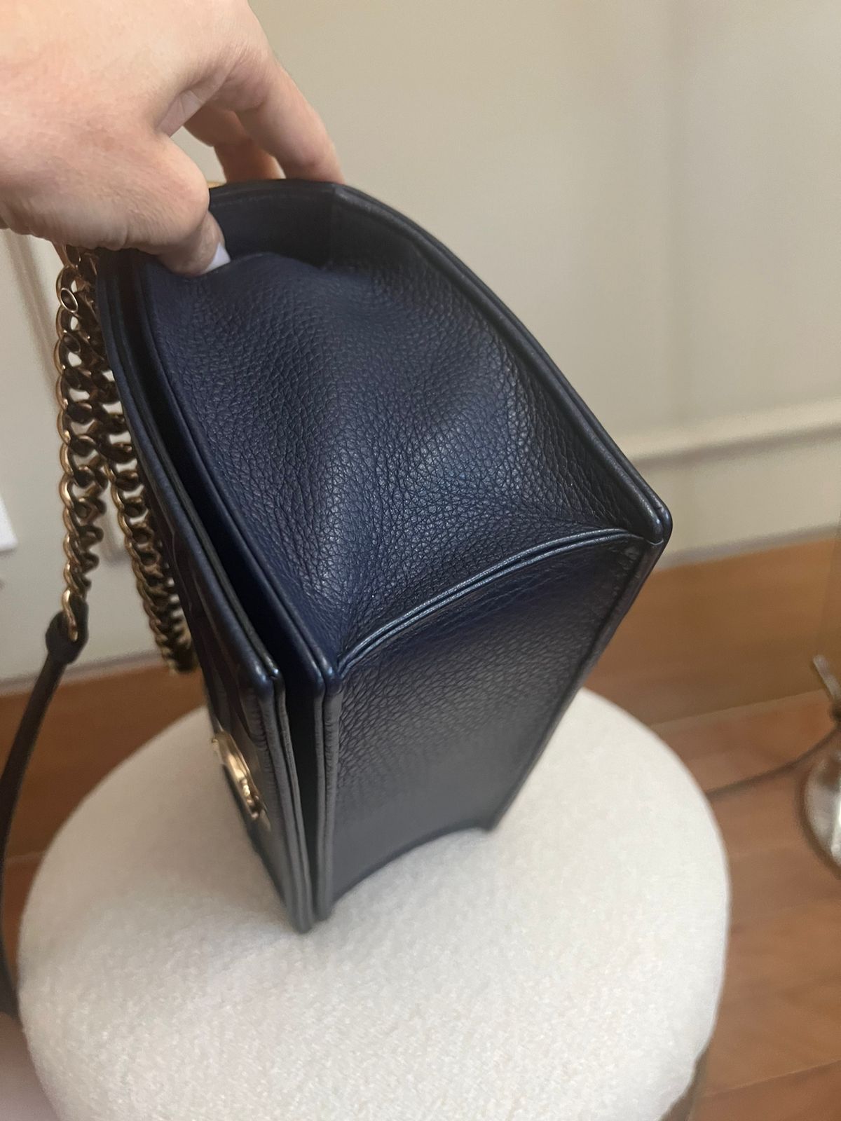 Bolsa Christian Dior Médio Azul