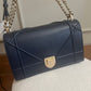 Bolsa Christian Dior Médio Azul