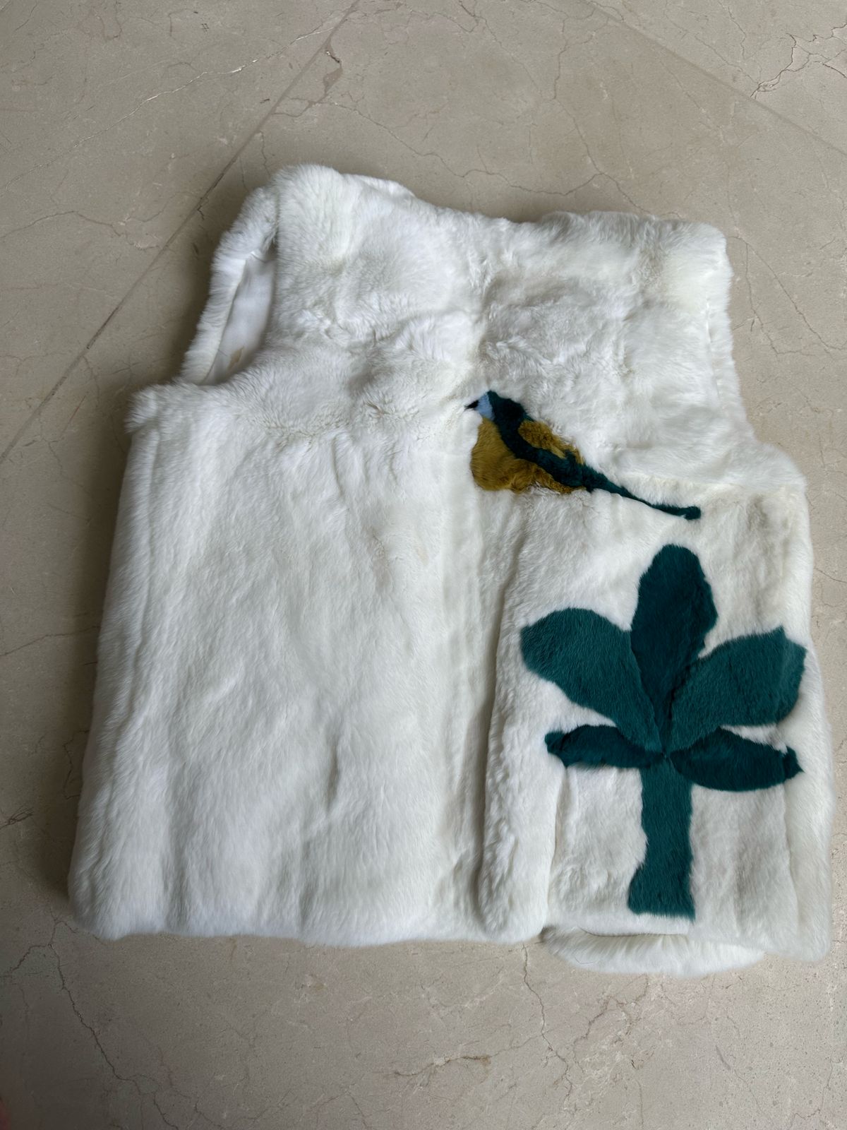 Colete yves salomon infantil 10 anos