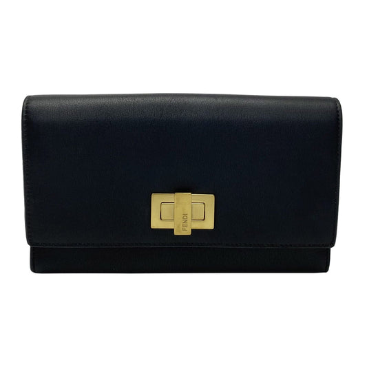 Carteira Fendi Peekaboo Preta