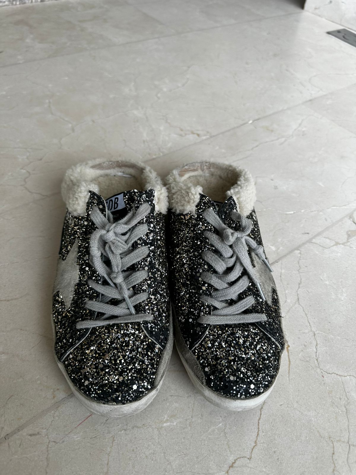 Tênis Golden Goose Superstar Sabot Preto Tam. 36 BR