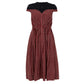 Vestido Fendi xadres vermelho TAM. PP BR