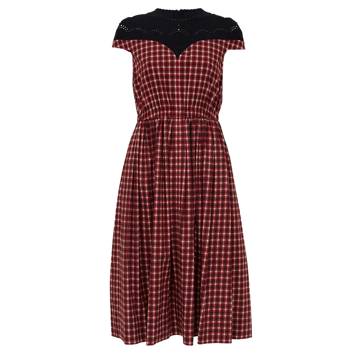 Vestido Fendi xadres vermelho TAM. PP BR