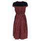 Vestido Fendi xadres vermelho TAM. PP BR