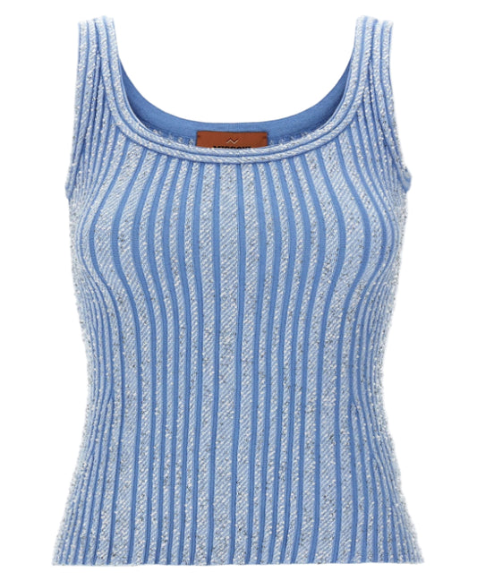 Conjunto MIssoni azul claro Tam M BR