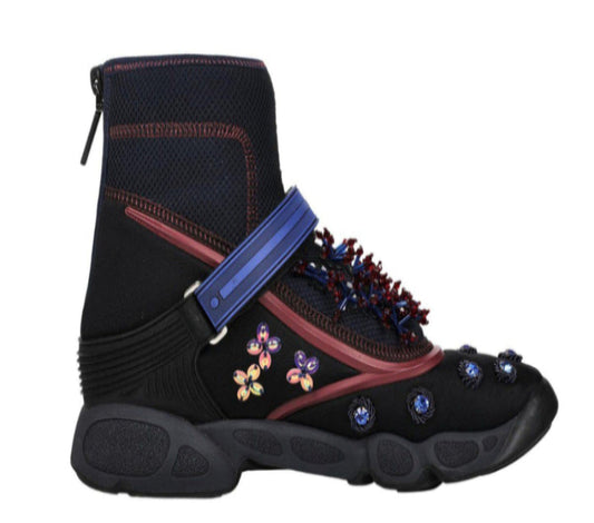 Tênis Dior Pedrarias Preto. Tam 35 BR