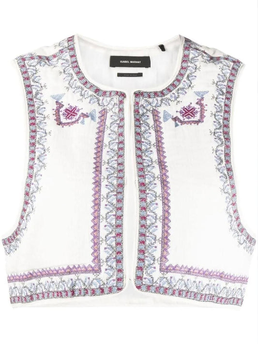 Colete Isabel Marant Branco Tam. PP BR